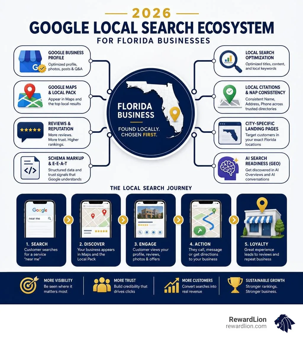 2026 Google local search ecosystem for Florida businesses infographic infographic 2026 Google local search ecosystem for Florida businesses infographic infographic