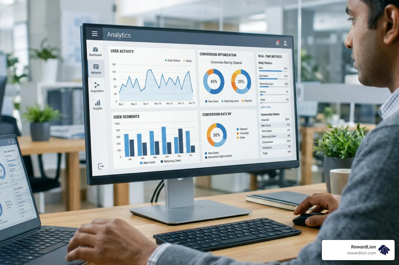 AI analyzing customer behavior data to optimize conversions in real-time AI analyzing customer behavior data to optimize conversions in real-time