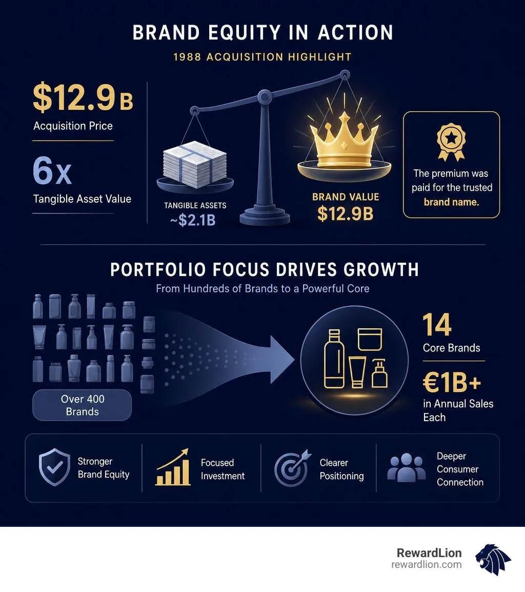 Stat graphic highlighting Philip Morris Kraft acquisition and Unilever portfolio concentration infographic Stat graphic highlighting Philip Morris Kraft acquisition and Unilever portfolio concentration infographic