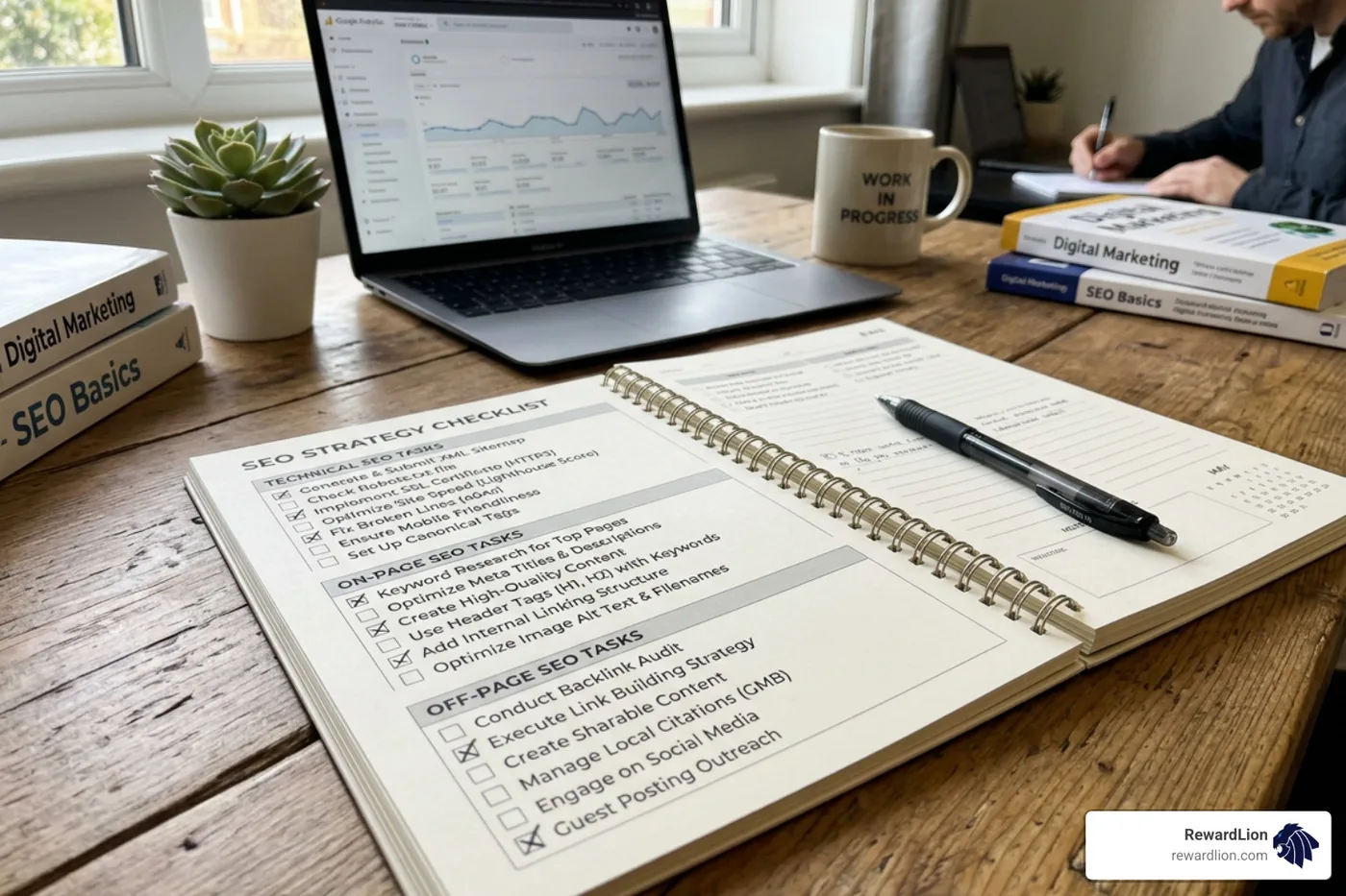 SEO deliverables checklist mapping technical, on-page, and off-page tasks SEO deliverables checklist mapping technical, on-page, and off-page tasks